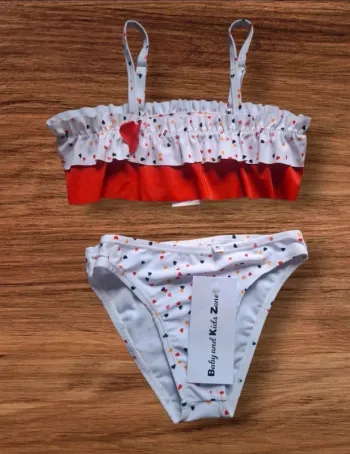 👙 Maillot de bain 2 pièces fille - Taille 4 ans (104 cm)
