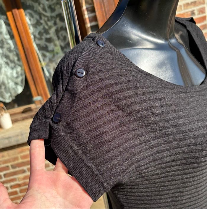 Robe pull noire à manches courtes – Mim – T36 - photo numéro 3