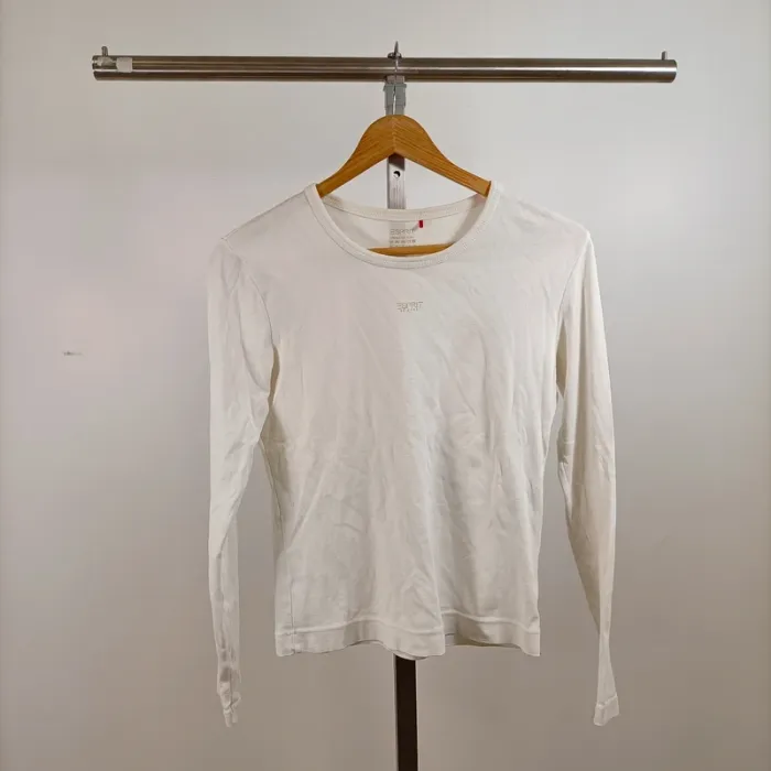 Lot 5 hauts femme blancs T 40 L – Esprit, Damart, Ycoo, In Extenso, mix manches LOT006 - photo numéro 4