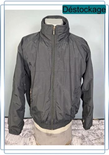 Blouson vintage umbro homme / taille L - noir brodé (245)