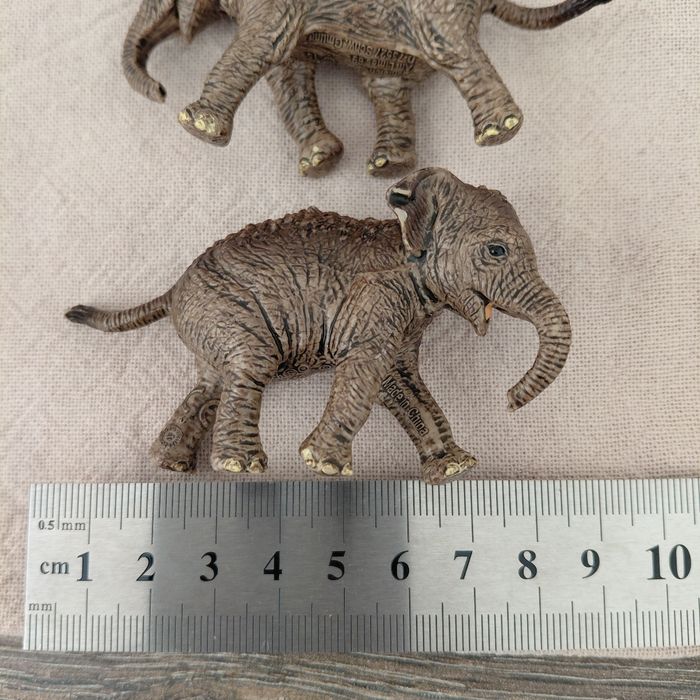 Schleich - 2 éléphanteaux d'Asie - photo numéro 6