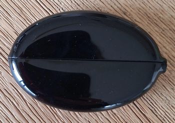 Petit porte monnaie plastique noir - Quikoin USA
