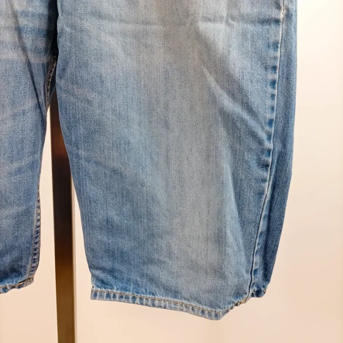 Short en jean denim bleu taille 42 estimée A868 - photo numéro 4