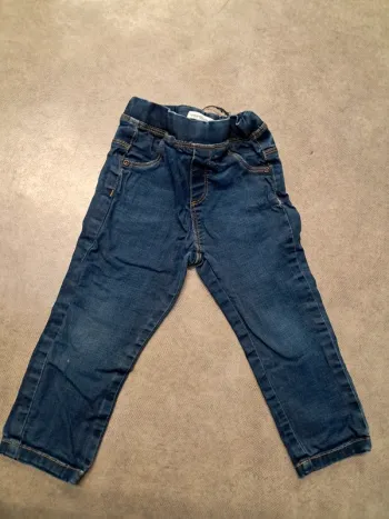 pantalon jean fille 2 ans 24 mois vertbaudet