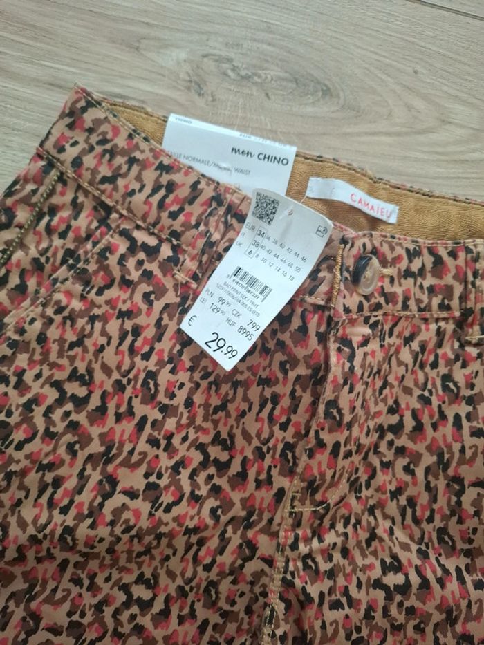 Pantalon chino Camaïeu taille 34 neuf avec étiquette - photo numéro 4