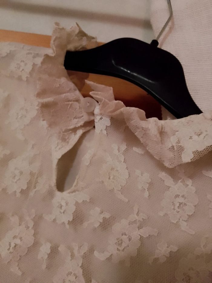 Chemise en dentelle ivoire - photo numéro 5