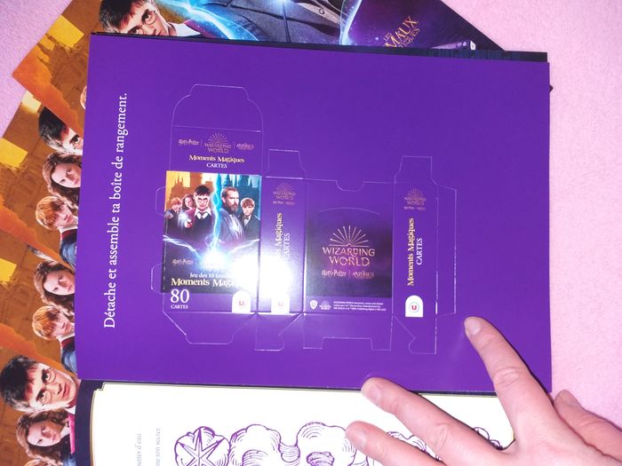 Lot Album d'activités + 80 cartes jeu complet - Harry Potter Wizarding World - photo numéro 3