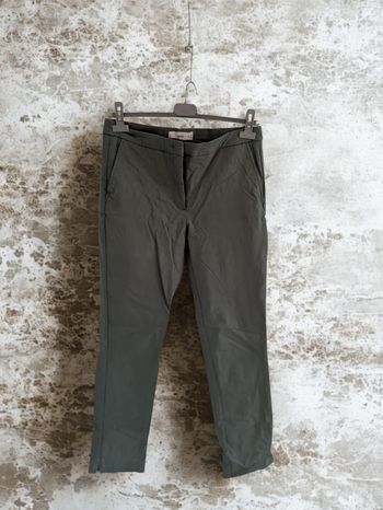 Pantalon vert sauge Mango