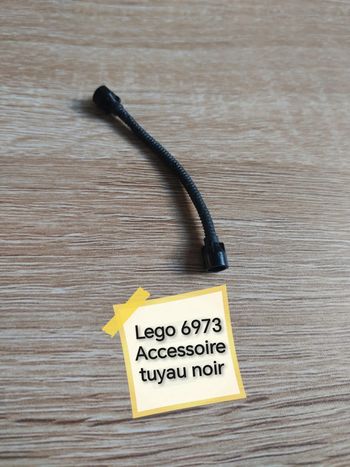 Lego accessoire tuyau noir