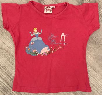 Tee shirt 98 Cendrillon