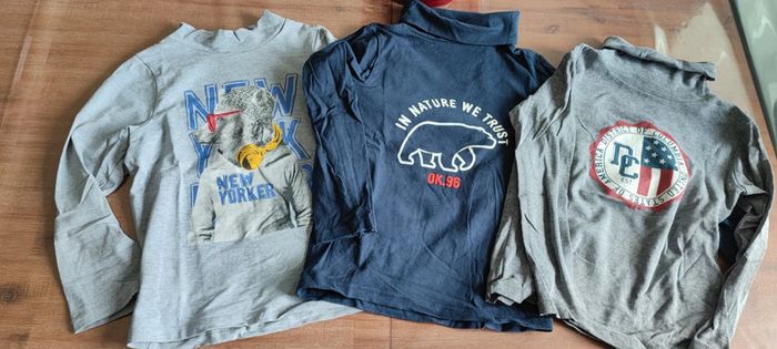 Lot de 3 hauts cols roulés 4ans