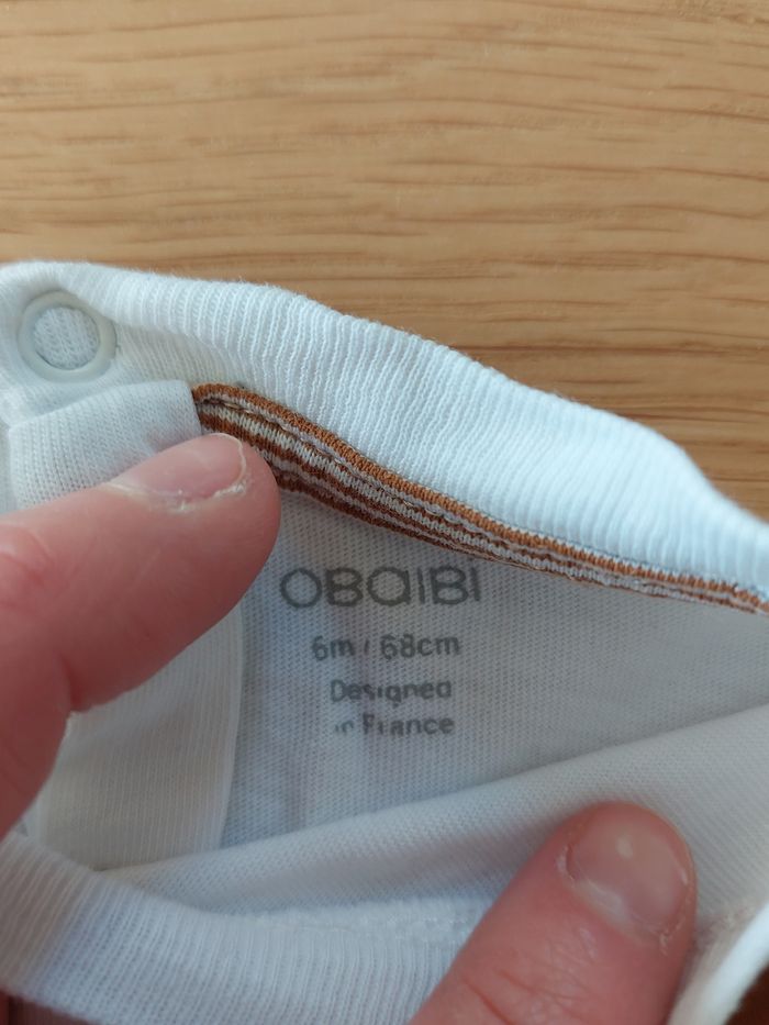 Ensemble habit OBAÏBI- 6 mois - photo numéro 9