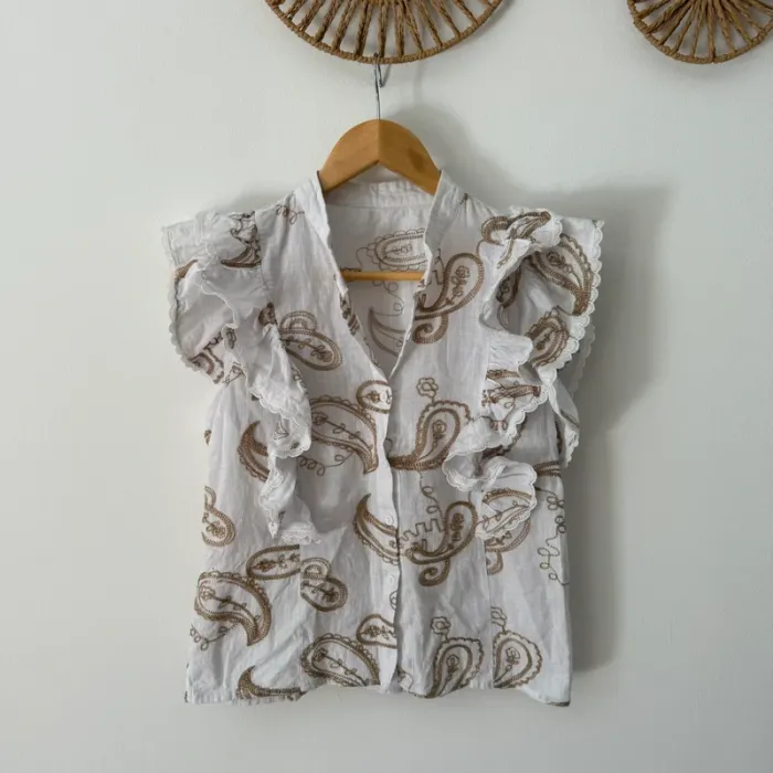Chemise brodée