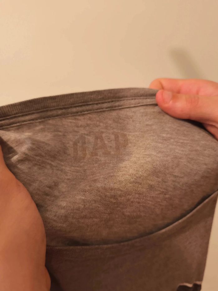 T-shirt Gap Homme Taille M Gris - photo numéro 6