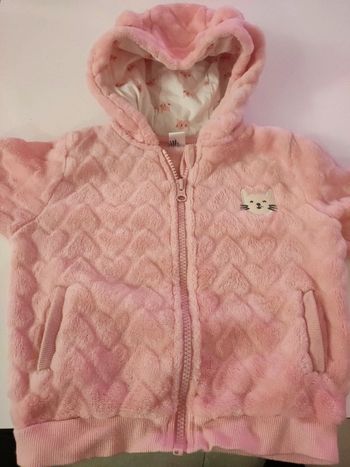 gilet 23 mois rose