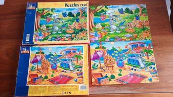 Puzzle tom et Jerry 2 fois 20 pieces