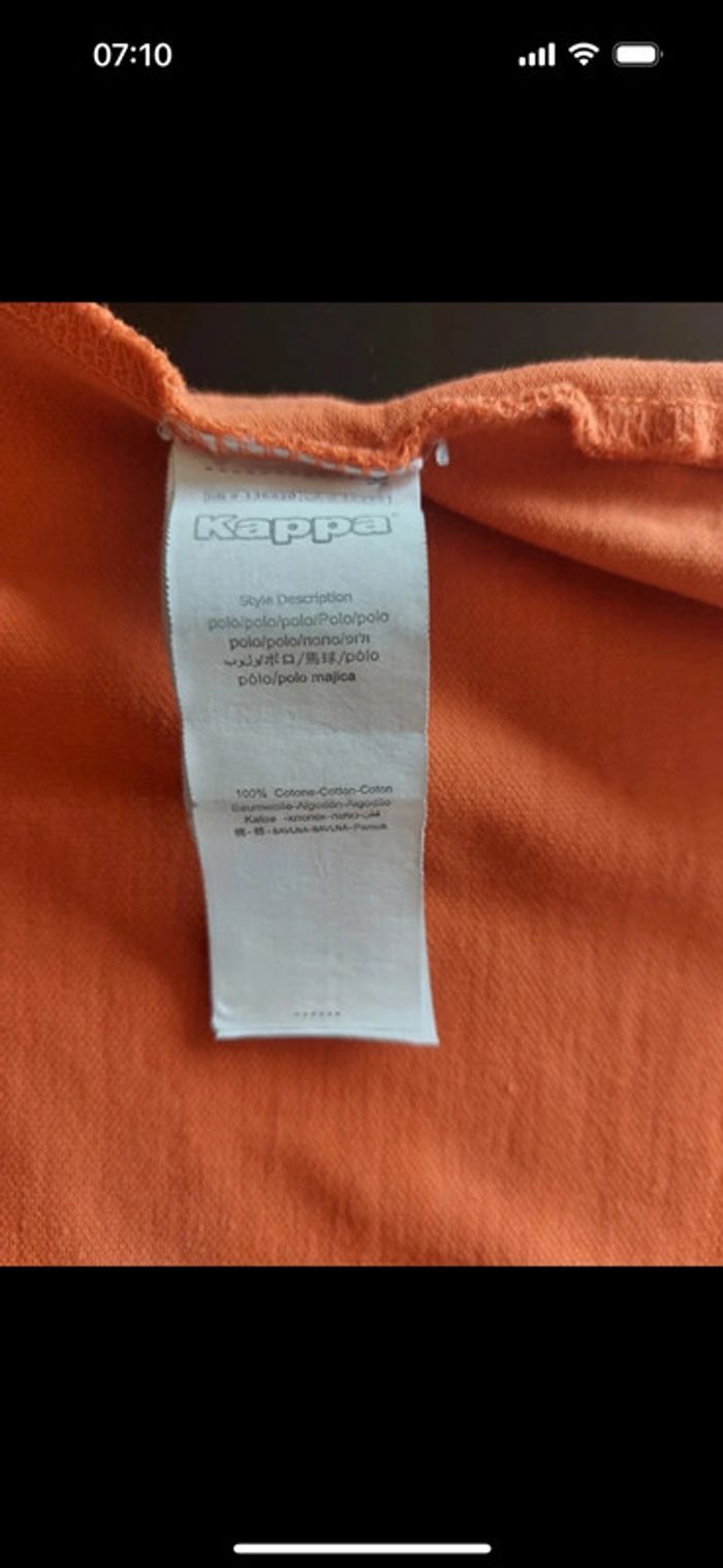 Polo Kappa taille M - photo numéro 4
