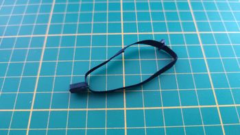 Ceinture de sécurité avec fermeture arrière 42-2 numéro 42 n°42 pièce détachée Citroën 2CV 2 CV Char