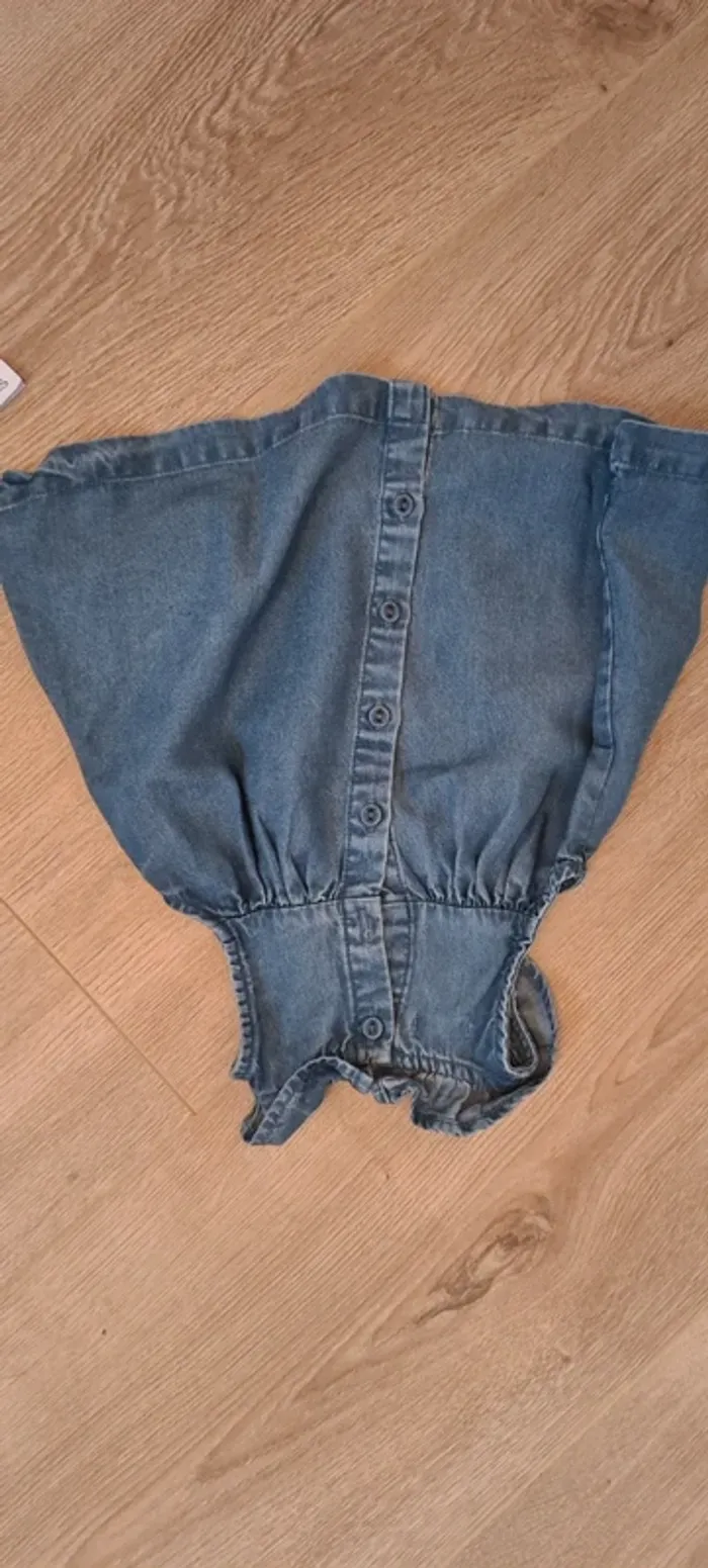 Robe jeans sans manches - photo numéro 2