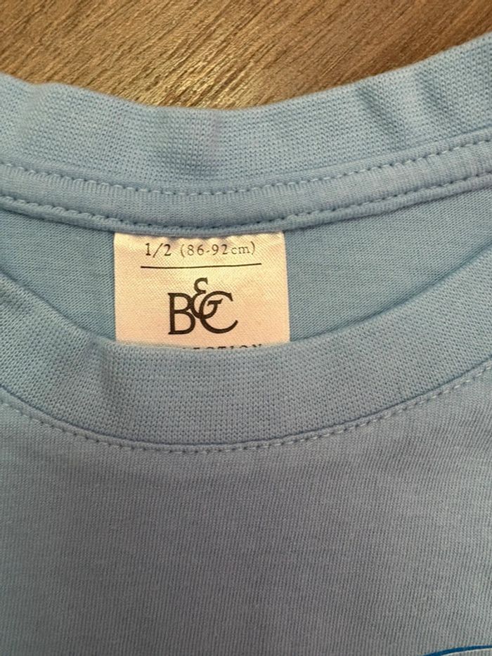 T-shirt bleu dauphin tortue neuf 1-2ans - photo numéro 3