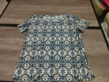 Blouse bleue