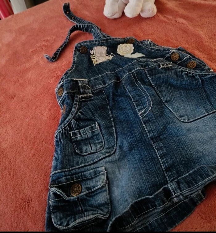 Robe en jean Petit Kimbaloo – Bébé fille 6 mois 💙