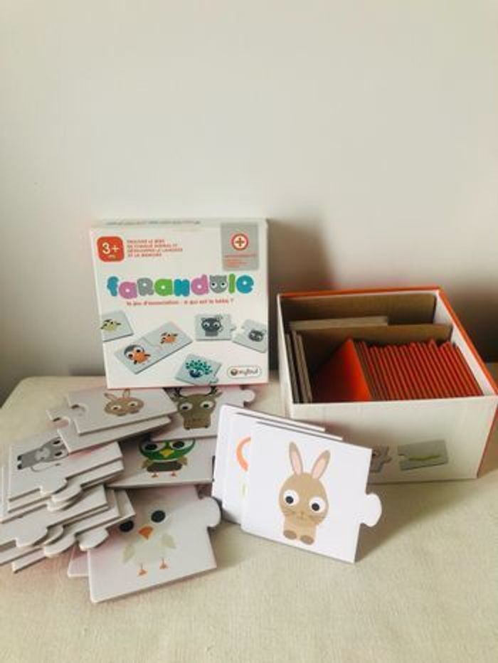 Jeu de société enfant bébé d’association: a qui est le bébé  ? Farandole - photo numéro 4