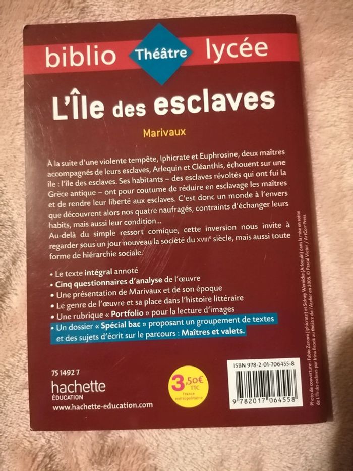 L'île des esclaves Marivaux - photo numéro 2
