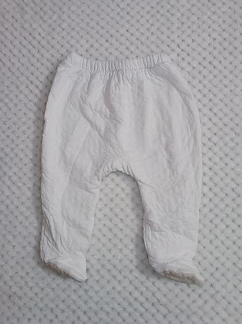 🔸 Pantalon blanc Linvosges - 6 mois 🔸