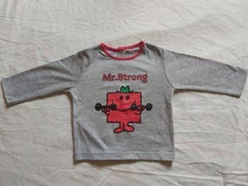 Tshirt manche longue Mr Strong