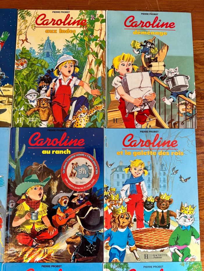 Lot de 9 livres albums bd Caroline complètes Pierre Probst Hachette vintage - photo numéro 5
