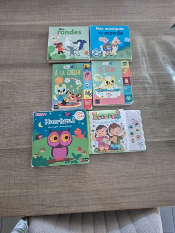 Lot livres sonores bébé