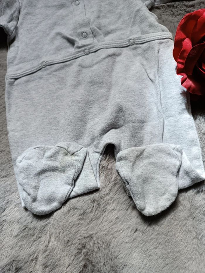 Pyjama gris clair 6 mois mixte mon bébé 💕 - photo numéro 6