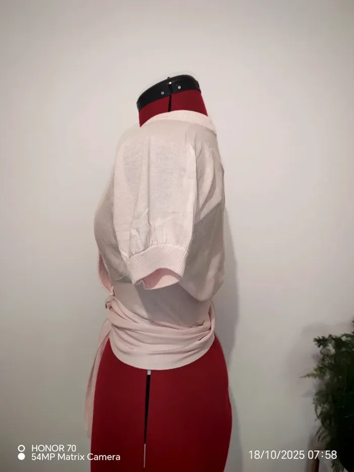 AccueilFemmesVêtementsHauts et t-shirtsBlousesEtam Blouses Cache coeur manches courtes S / - photo numéro 2