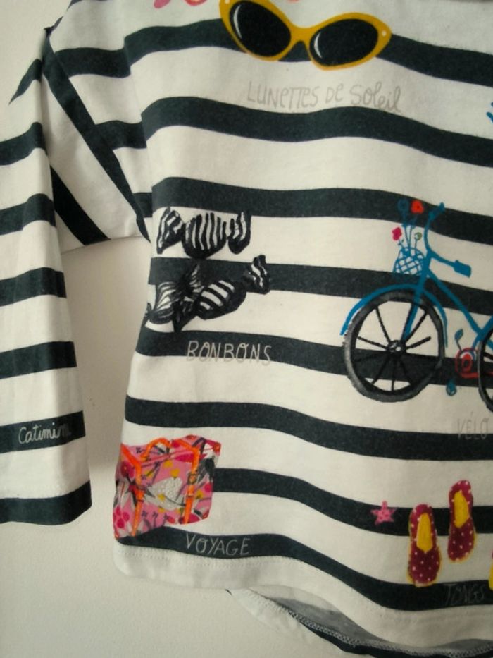 Marinière tee shirt fille catimini - photo numéro 8