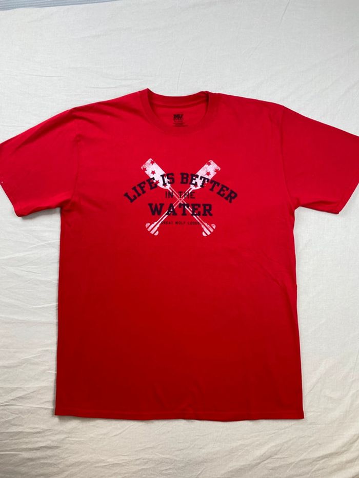 T-shirt imprimé sport USA, homme, été, Rouge XL