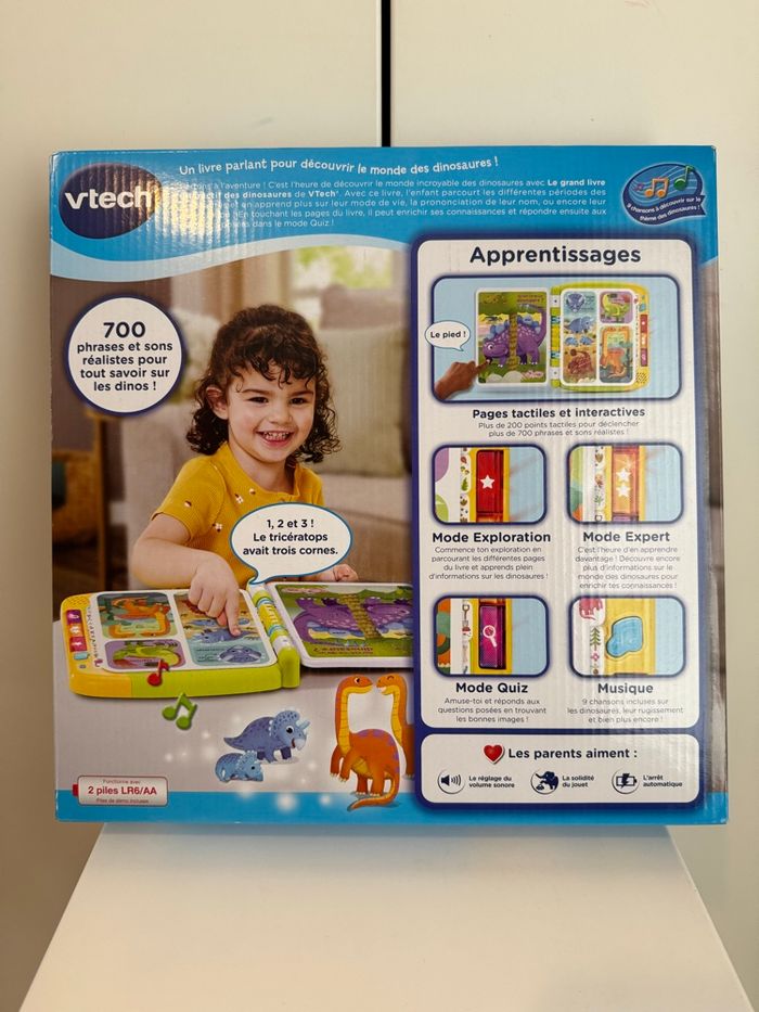 Jeux éducatifs le grand livre interactif des dinosaures vetch cadeau Noël 🎅 🎄 - photo numéro 4