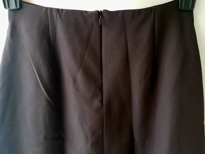 Jupe mi-longue fendue noire | naf naf | taille 36 - photo numéro 3
