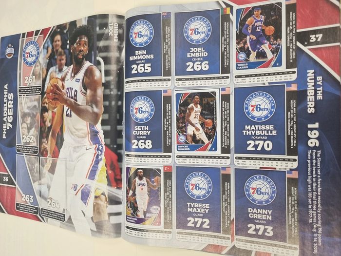 nba 2020 2021 basket album de stickers panini presque vide (15 vignettes collées) - photo numéro 10