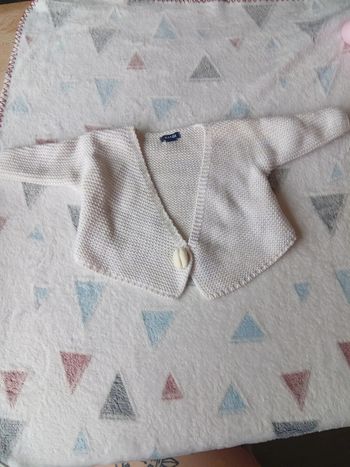 Gilet blanc brillant
