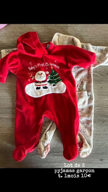 Lot 2 pyjamas garçon