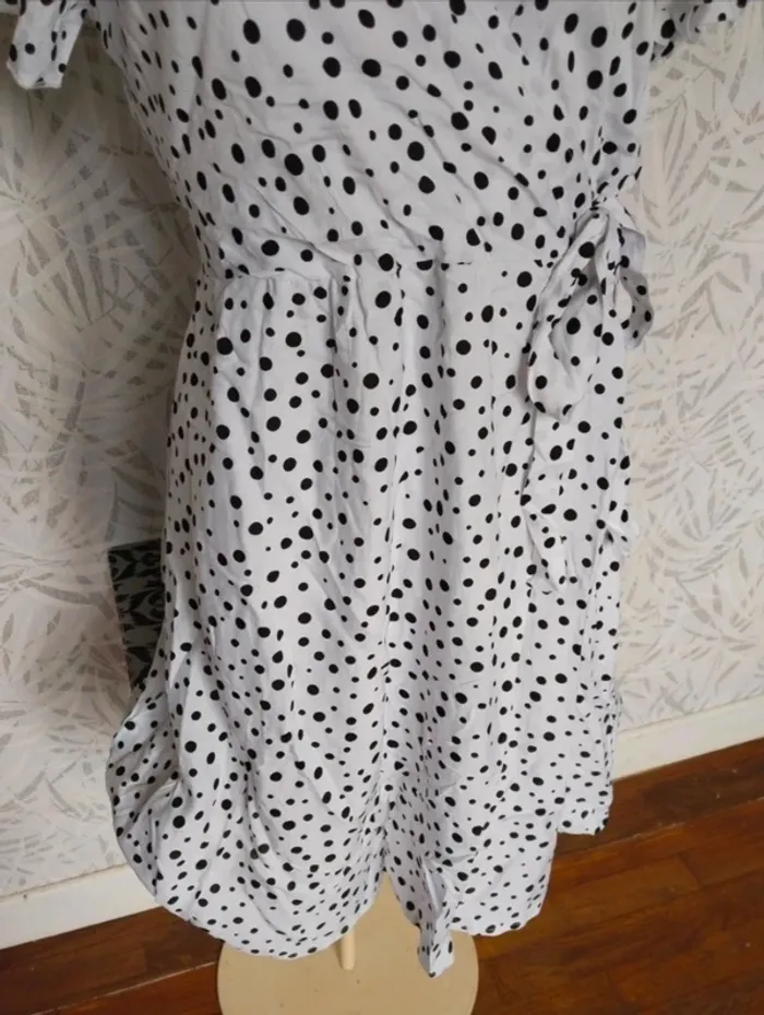 Sublime robe d'été femme à pois taille S/M 36/38 - photo numéro 8