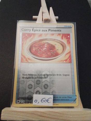 Carte Pokémon Curry épicer aux Piments reverse 151/189