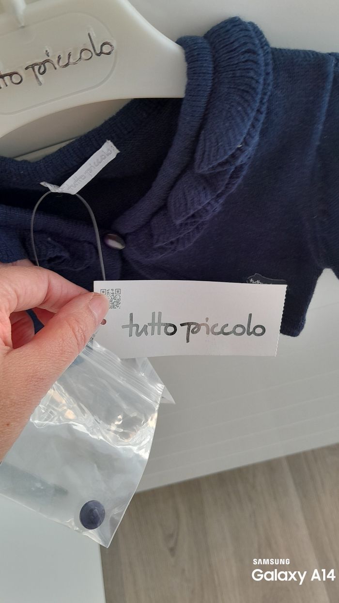 Boléro fille neuf tutto piccolo 3 mois - photo numéro 3