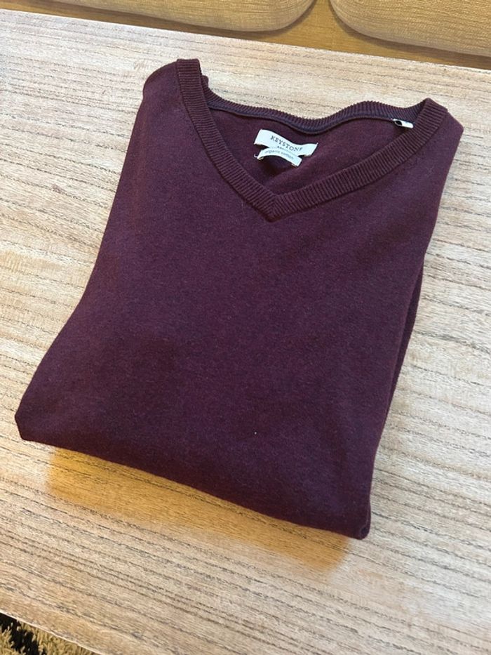 Pull cardigan col V en coton Keystone - photo numéro 4