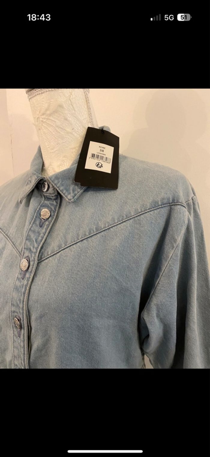 Robe en jean femme taille 38 neuf - photo numéro 3