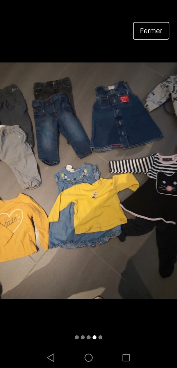 Lot 10 vêtements pour bébé fille 12 mois / 1 an - photo numéro 4