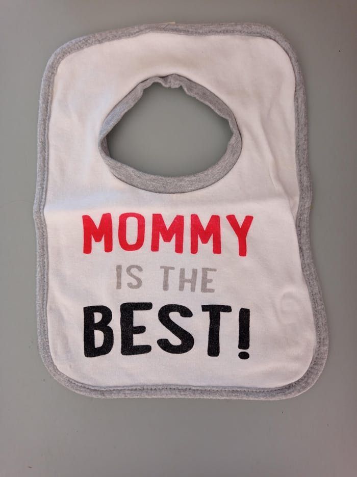 Bavoir mommy IS thé best