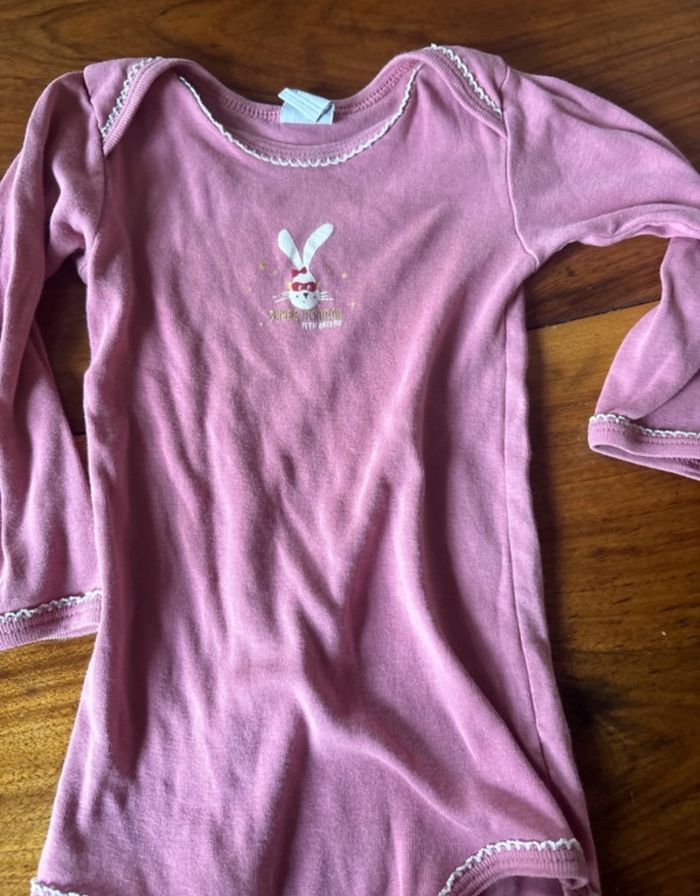 Lot de 4 bodies Petit Bateau 12M - photo numéro 4