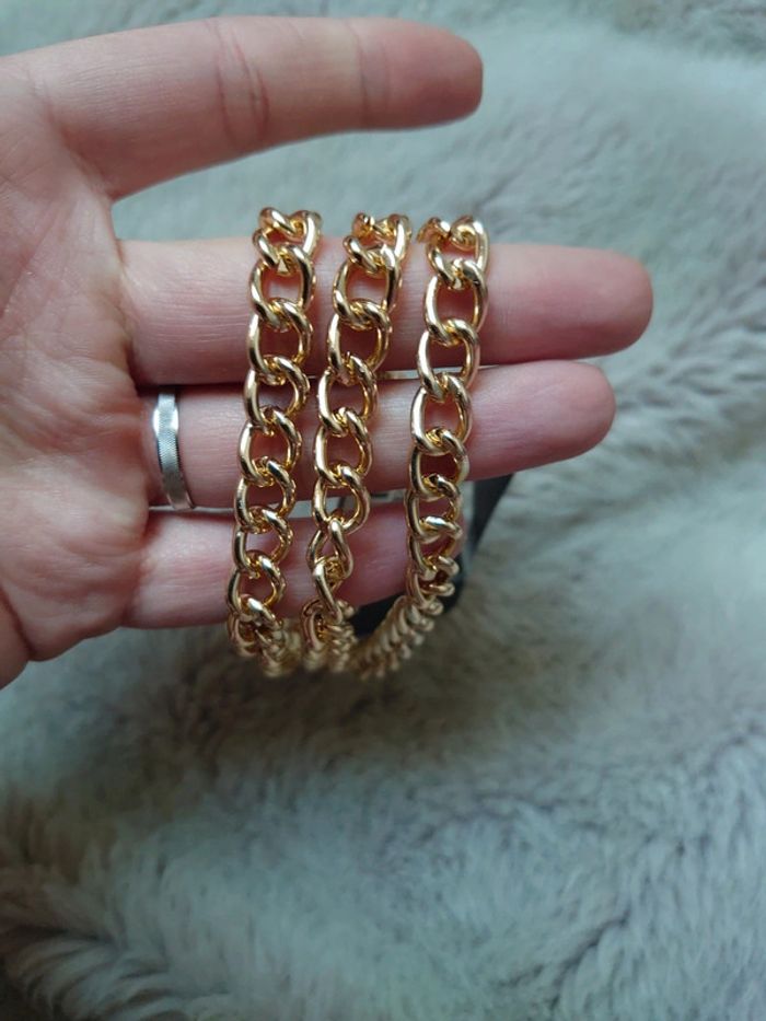 Bracelet chaine or - photo numéro 2